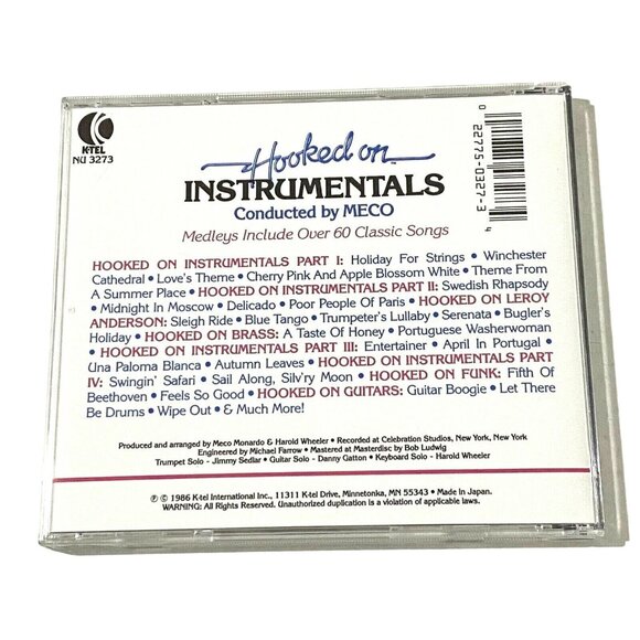K-Tel Hooked on Themes & Instrumentals 4 CD Box Set - Picture 8 of 10